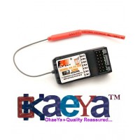 OkaeYa FlySky FS-R6B 2. 4Ghz 6CH AFHDS Receiver for fs i6 i10 T6 CT6B TH9x One Piece